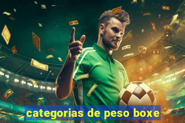 categorias de peso boxe